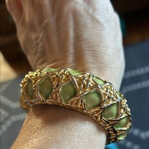 Kenneth J Lane clamper bangle bracelet.